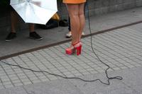 Schöne Schuhe vorm Palast