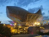 Barcelona – Olympischer Hafen – Stahlfisch