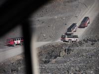 Fahrt mit den Snowcoach auf den Gletscher