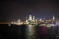 Auslaufen der AIDAdiva aus New York