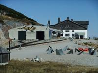 Ankunft am Bahnhof Hochschneeberg