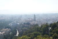 Blick auf Málaga