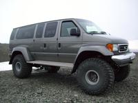 Der Riesen-Jeep, der uns auf den Gletscher gebracht hat