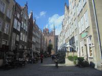Straßenszene Danziger Altstadt