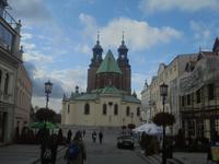 Gnesener Dom von der Altstadt aus