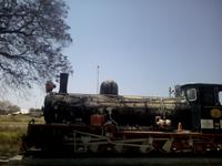 Alte Dampflok in Otjiwarongo