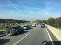 Vollsperrung, Beine vertreten, ... weiter geht's!