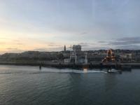 Abendstimmung - Blick auf vom Schiff auf Le Havre