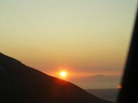 Wenn bei Ischia die Sonne im Meer versinkt... im Oktober bei der Heimreise von Pompei