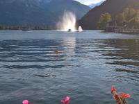 Schifffahrt auf dem Zeller See.