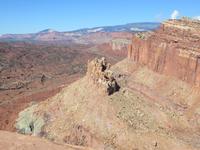 Capitol Reef, oberhalb des Castle