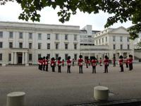 Vorbereitung neue Wache an Wellington Baracken
