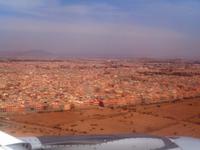 Anflug auf Marrakesch