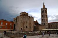 032 Zadar, Forum, Donatuskirche und Kathedrale