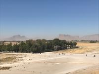 Blick von der Terrasse von Persepolis