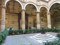 Im Innenhof des Palazzo Vecchio