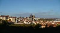 Blick auf abendliches Prag