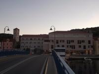 Abendstimmung am Hotel in Tisno