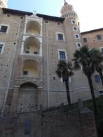 Urbino, Rückseite des Herzogspalastes