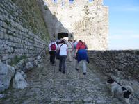 Aufstieg zur Festung Rozafa
