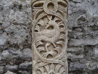 Detail an der Burgmauer