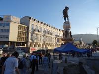 Das Zentrum von Skopje