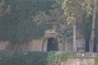 Eingang zur Mina del Rey Moro, einem Zugang zum Fluß durch den Felsen