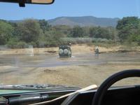 Flussdurchquerung auf dem Weg zum Manyara Nationalpark
