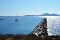 Blick auf das Meer vom Temepltor aus