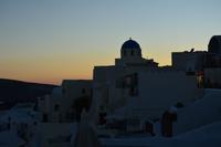 Abenddämmerung auf Santorini