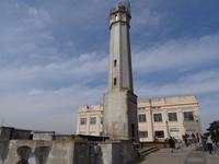 San Francisco - Leuchtturm und Zellengebäude auf Alcatraz