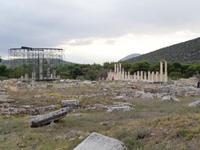 Blick über den hl. Bezirk von Epidaurus