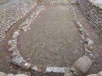 Prähistorischer Hausgrundriss in Olympia