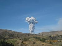 123_Das Colca Tal - rauchende Vulkane