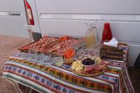 Sonnenuntergang in der Atacama-Wüste