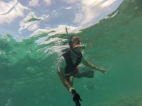 Schnorcheln am Strand vom Hotel 