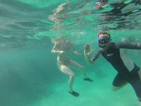 Schnorcheln am Strand vom Hotel 