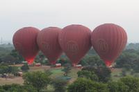 Bagan - Ballonflug