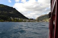 TSS Earnslaw - Blick zurück nach Queenstown