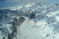 Flug um den Mount Cook - Tasman Glacier
