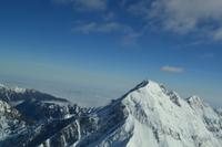 Flug um den Mount Cook - Blick zur Westküste