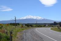 Blick zum Vulkan Mount Ruapehu