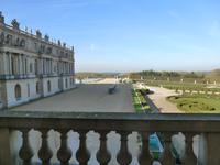 Sicht auf den Garten von Versailles