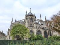 L'île de la Cité - Rückseite der Kathedrale Notre Dame