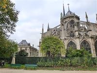 L'île de la Cité - Rückseite der Kathedrale Notre Dame