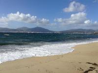 am Strand von Porticcio