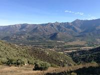 Blick in die Berge von Sant Antonino