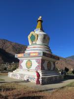 Chörte am Ortseingang Thimphu