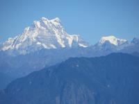Himalaya-Berge vom Dochula Pass