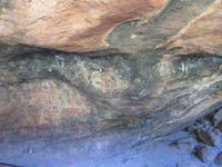 Ayers Rock - Kuniya Walk - Höhlenmalerei